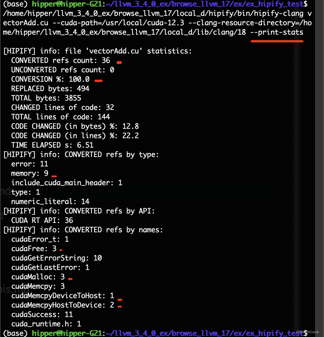 记录一个编译的LLVM 含clang 和 PTX 来支持 HIPIFY 的构建配置