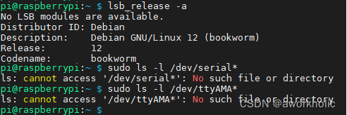 树莓派4B、树莓派5使用 Debian 12（bookworm） 的配置