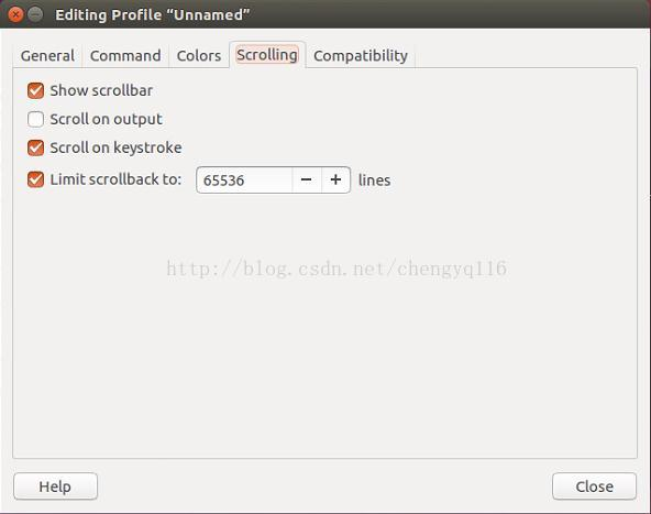 Ubuntu Desktop - scrolling (Terminal 缓存更多终端历史输出内容)