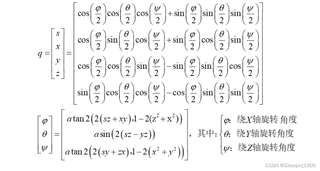 三维坐标系之间的转换