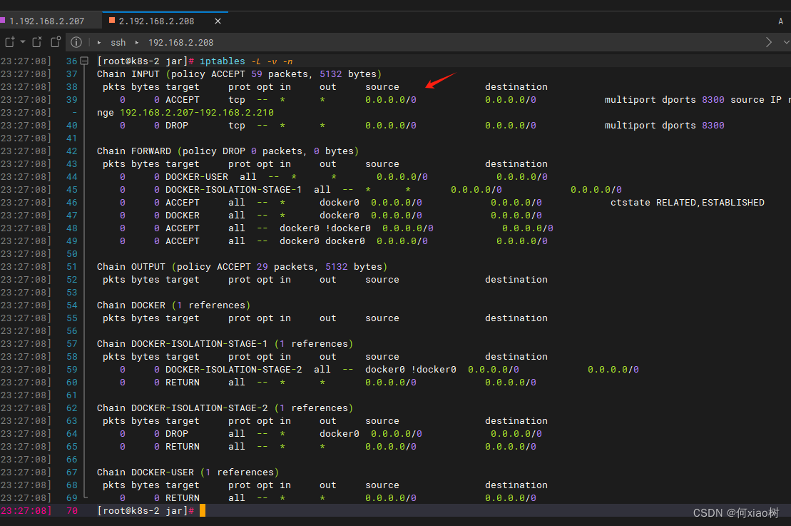 iptables <span style='color:red;'>规则</span><span style='color:red;'>配置</span>，docker 场景<span style='color:red;'>配置</span>