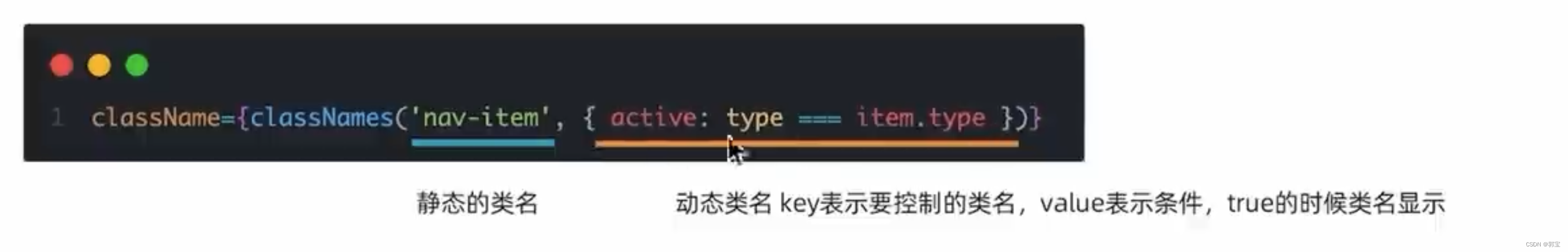 classnames.js 优化类名的工具库