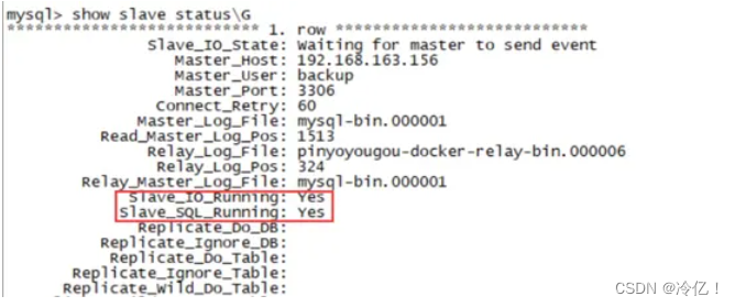 Docker mysql 主从复制