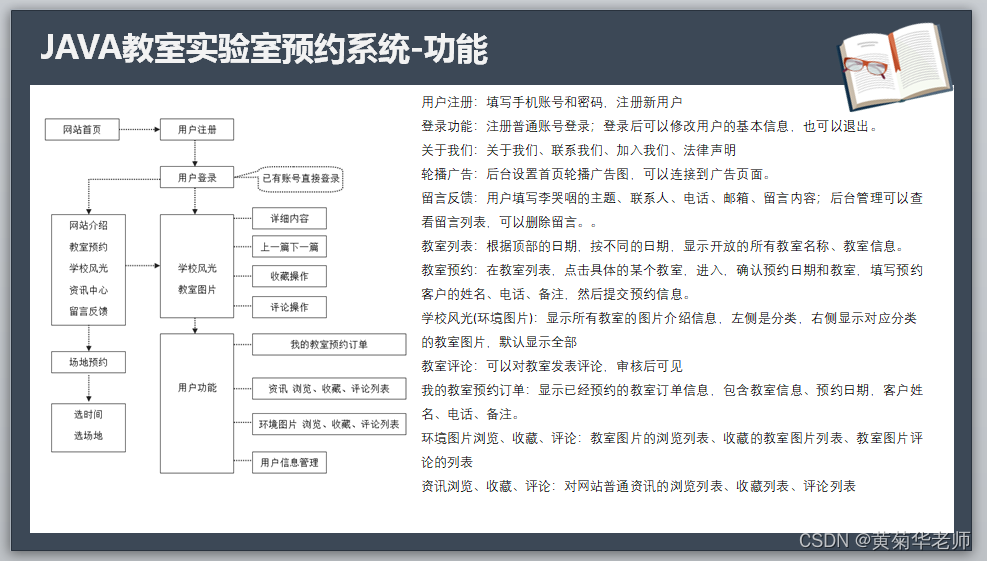 Java+springboot+Thymeleaf前后端分离项目，高校校园实验室预约系统答辩PPT参考，Java SpringBoot Thymeleaf前后端分离项目，高校校园实验室预约系统答辩PPT详解，Java Thymeleaf前后端分离技术打造高校校园实验室预约系统答辩PPT详解 第4张