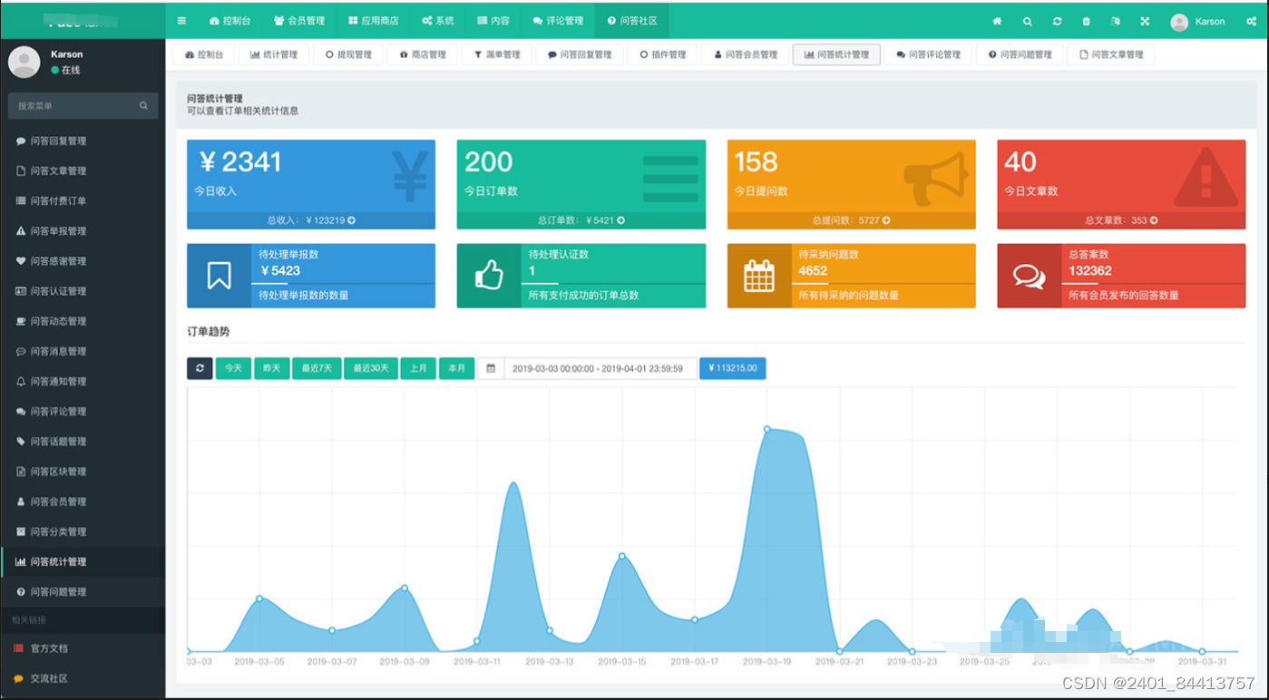 【全开源】知识付费问答社区（FastAdmin+ThinkPHP）