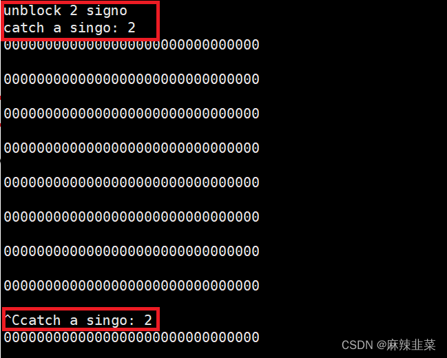 Linux 信号保存