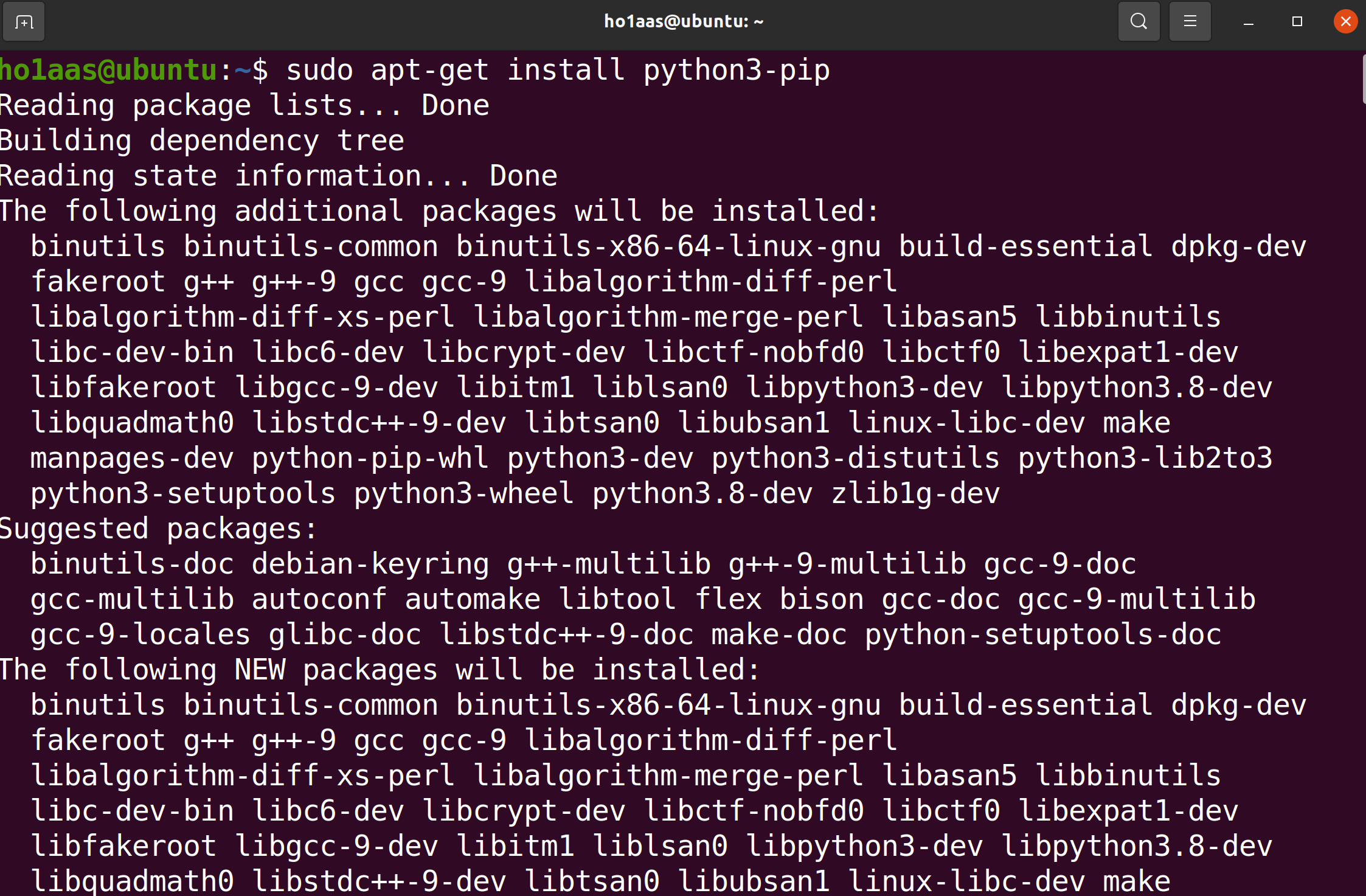 『踩坑记录』Ubuntu安装python3-pip报错Package ‘python3-pip‘ has no installation candidate
