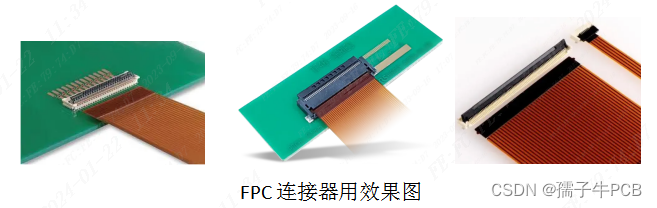 FPC连接器用效果图