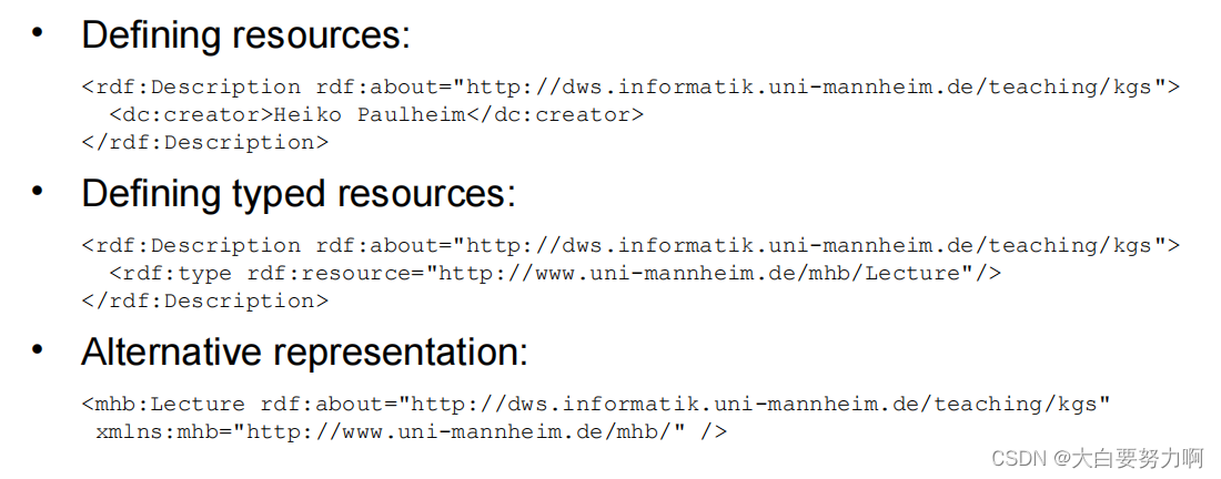 Notation RDF/XML1