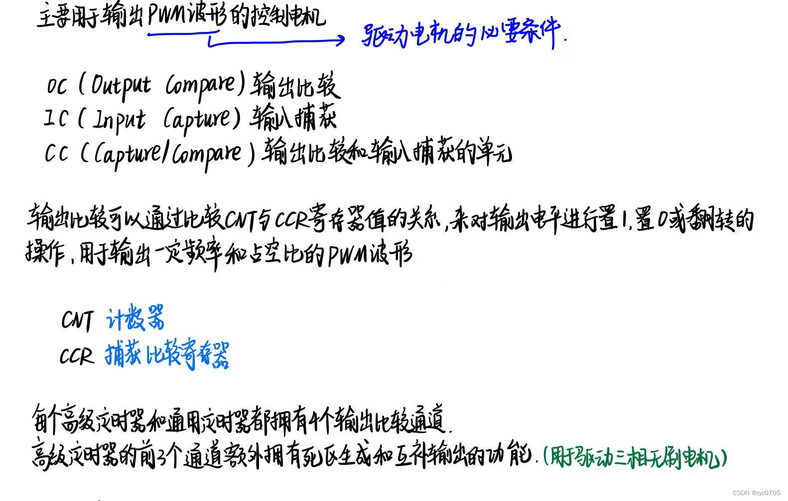 stm32学习笔记：TIM-输出比较