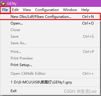 LIN通信开发流程，<span style='color:red;'>GENy</span>导入LDF文件、<span style='color:red;'>使用</span><span style='color:red;'>GENy</span>生成代码