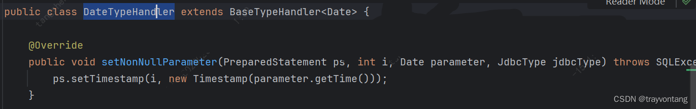 DateTypeHandler