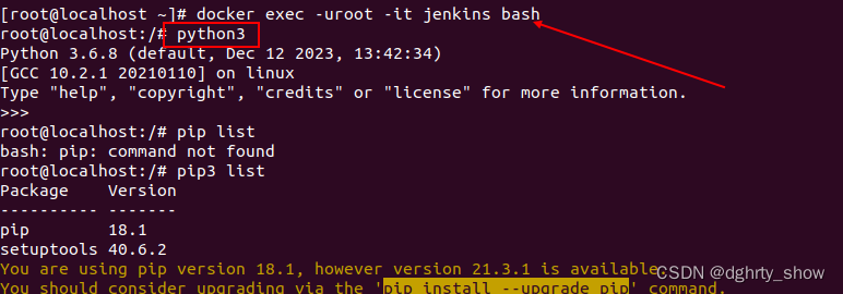 如何在jenkins容器中安装python+httprunner+pytest+git+allure(一)