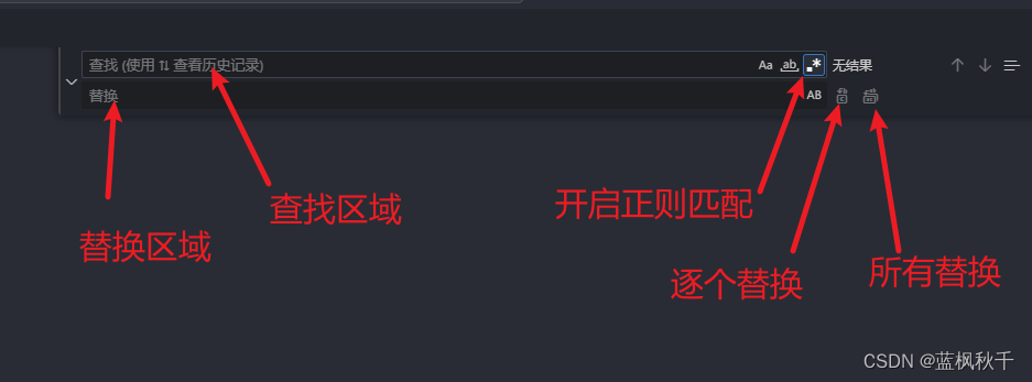 vscode中<span style='color:red;'>模糊</span>搜索<span style='color:red;'>和</span><span style='color:red;'>替换</span>