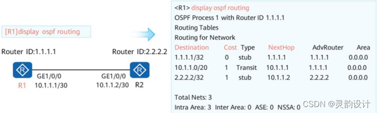 学习笔记——动态路由——OSPF（报头信息、报文信息、三张表）