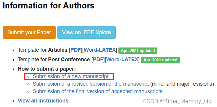 IEEE Transactions on Industrial Electronics工业电子TIE论文投稿须知