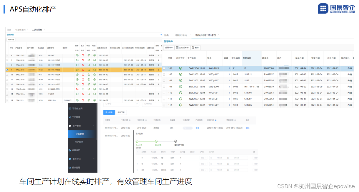 国辰智企APS自动化排产平台：实现生产计划与其他系统无缝协同