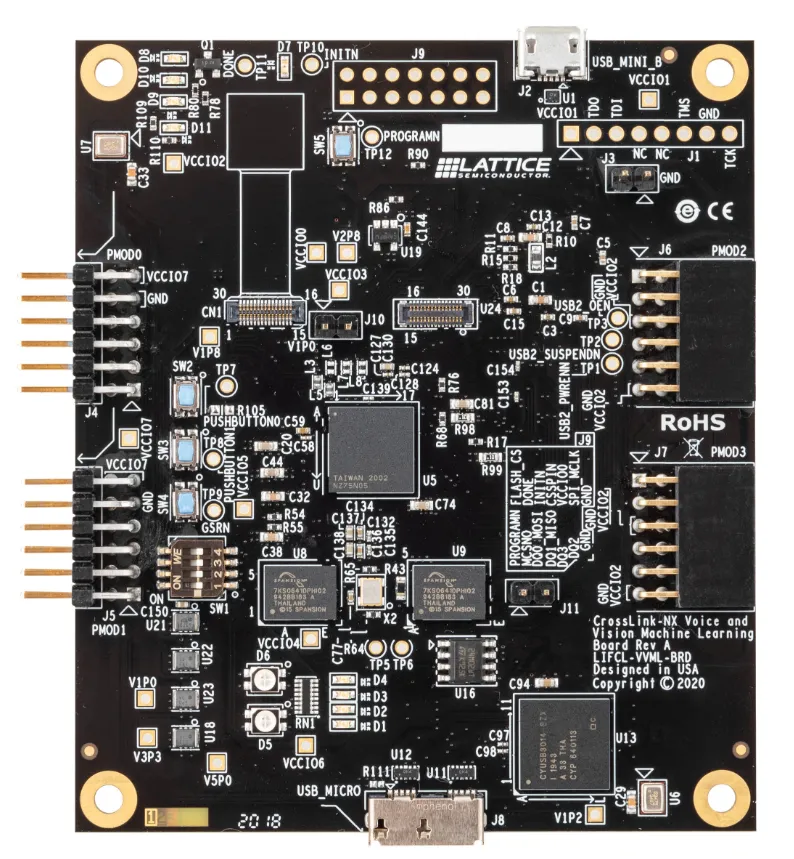 产品推荐 | 基于Lattice CrossLink-NX FPGA语音和视觉机器学习板