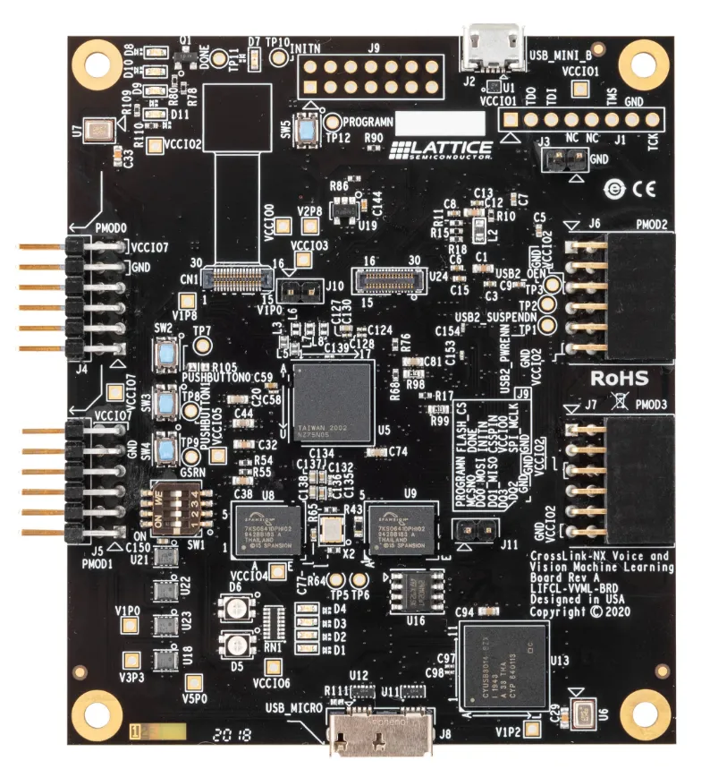 <span style='color:red;'>产品</span><span style='color:red;'>推荐</span> | <span style='color:red;'>基于</span>Lattice CrossLink-NX FPGA语音和<span style='color:red;'>视觉</span>机器学习<span style='color:red;'>板</span>