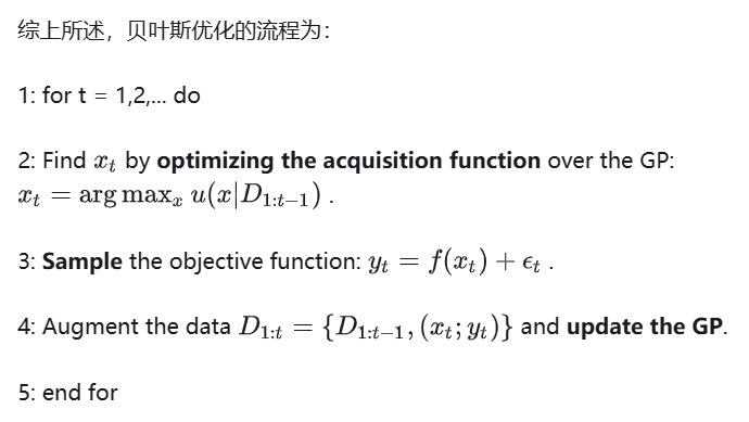 贝叶斯优化、高斯过程相关概念总结