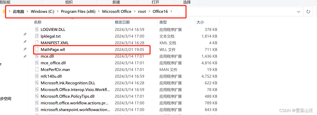 Word粘贴时出现“运行时错误53,文件未找到：MathPage.WLL“的解决方案