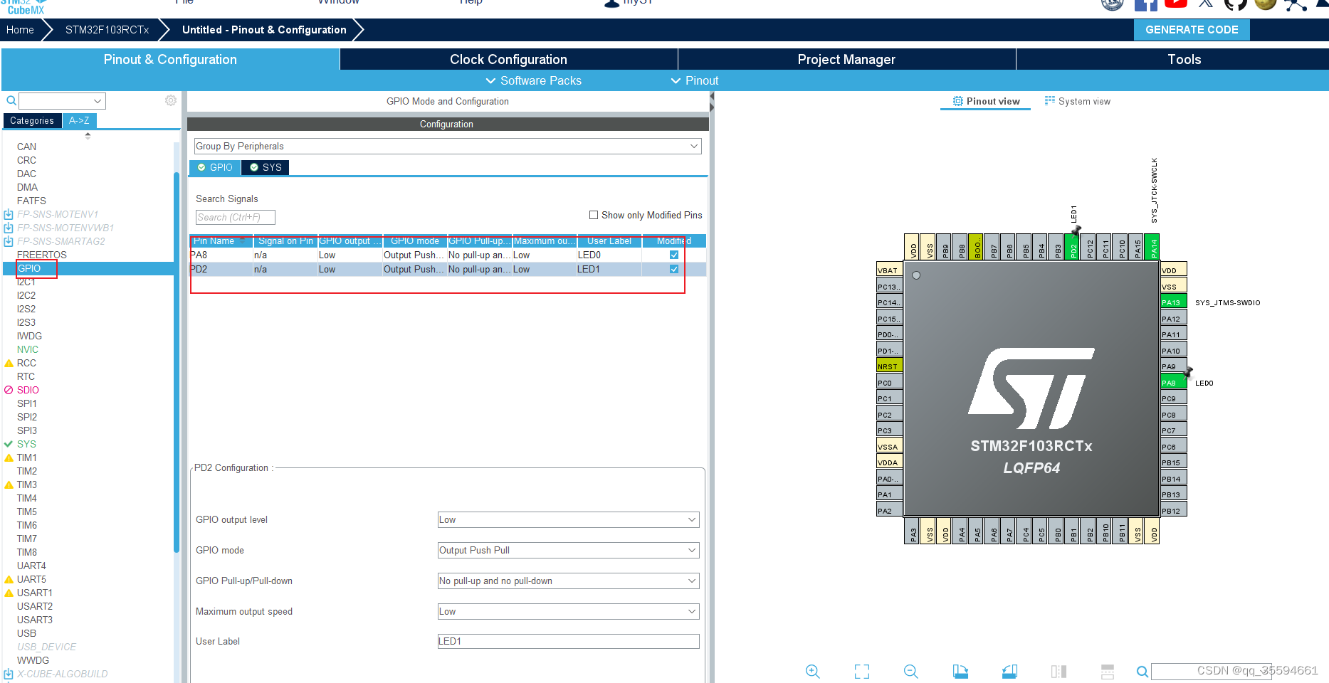 STM32单片机基于CubeMX移植FreeRTOS_stm32cubemx Freertos-CSDN博客