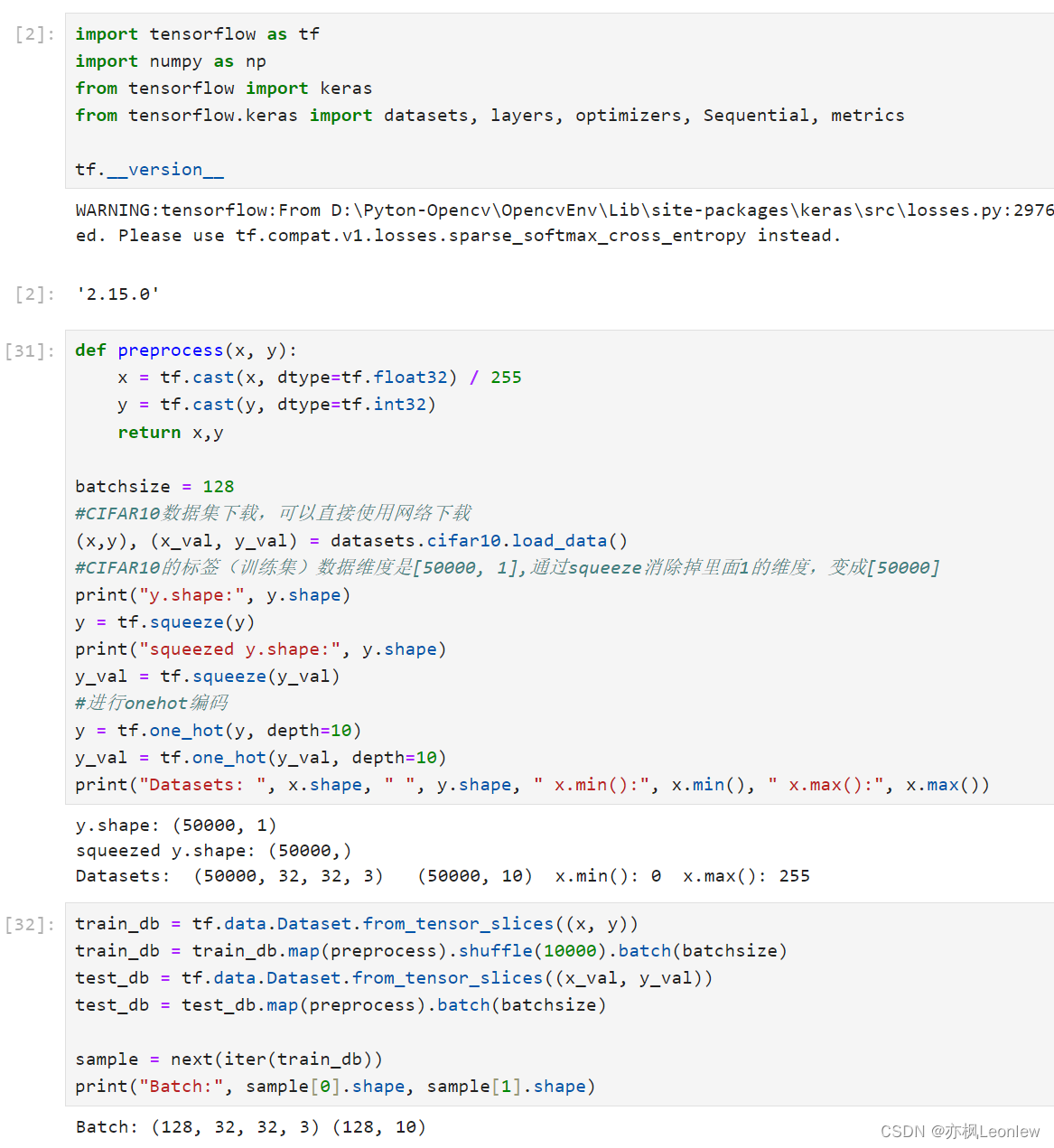 Tensorflow2.0<span style='color:red;'>笔记</span> - <span style='color:red;'>自</span><span style='color:red;'>定义</span>Layer和Model<span style='color:red;'>实现</span>CIFAR<span style='color:red;'>10</span><span style='color:red;'>数据</span><span style='color:red;'>集</span>的训练