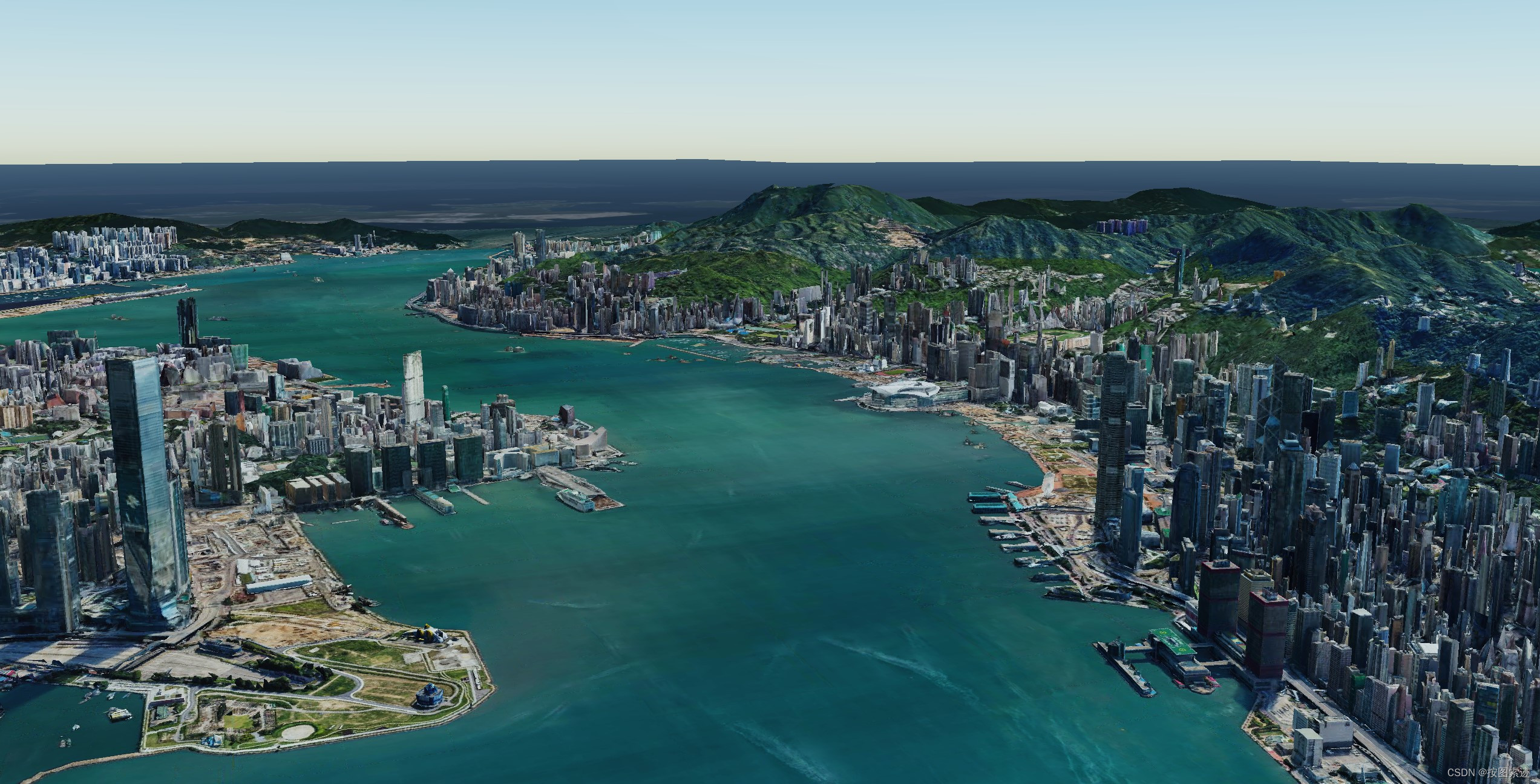 香港倾斜模型3DTiles数据漫游