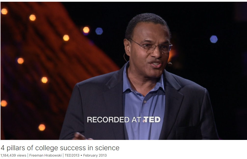 跟TED演讲学英文：4 pillars of college success in science by Freeman Hrabowski