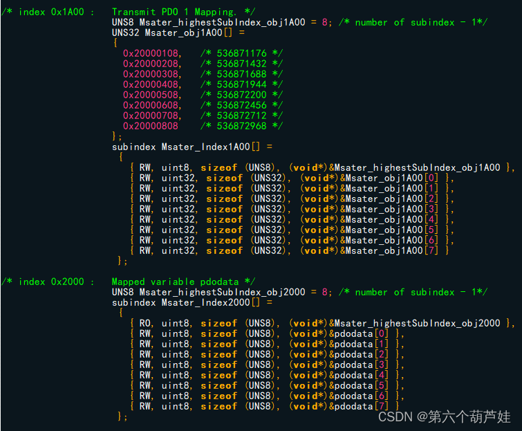 【CANopen】关于STM32中CanFestival的pdo应用