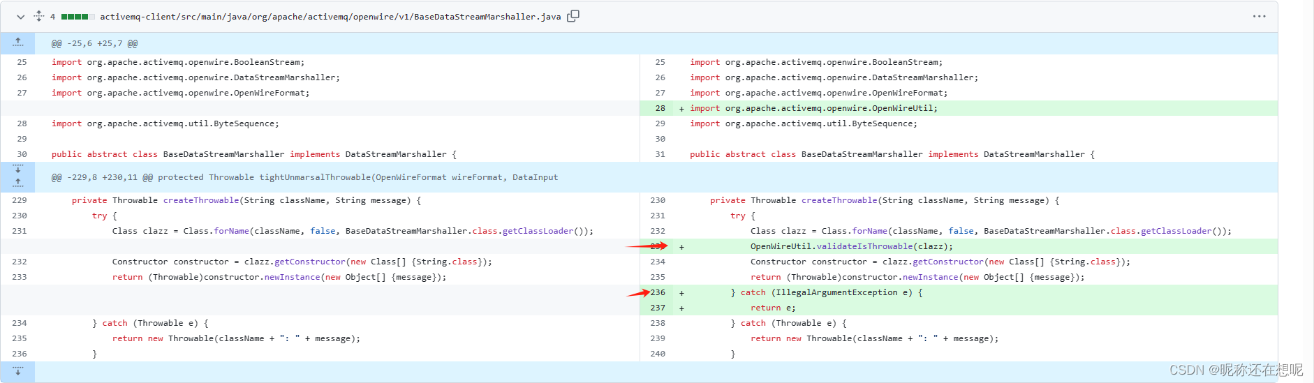 Apache ActiveMQ OpenWire 协议反序列化命令执行漏洞分析 CVE-2023-46604