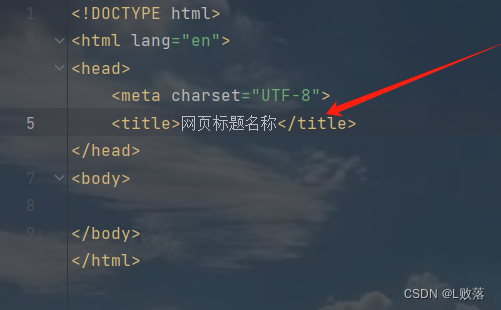 HTML_title标签的使用_网站的title标签-CSDN博客