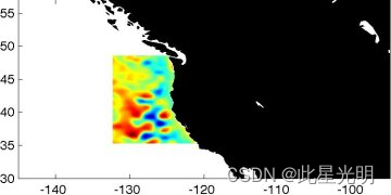 1992-2012年美国西海岸的海面高度异常数据集