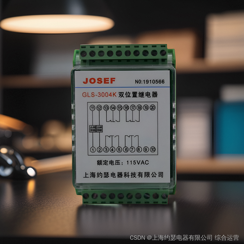 GLS-3004K 端子排静态双位置继电器 AC115V 导轨安装约瑟 JOSEF