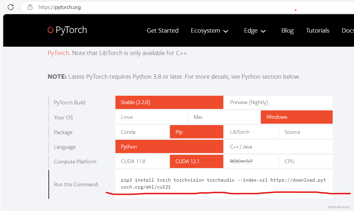 在venv中使用pip安装 pytorch + cuda （window11环境）_pip 安装cuda-CSDN博客