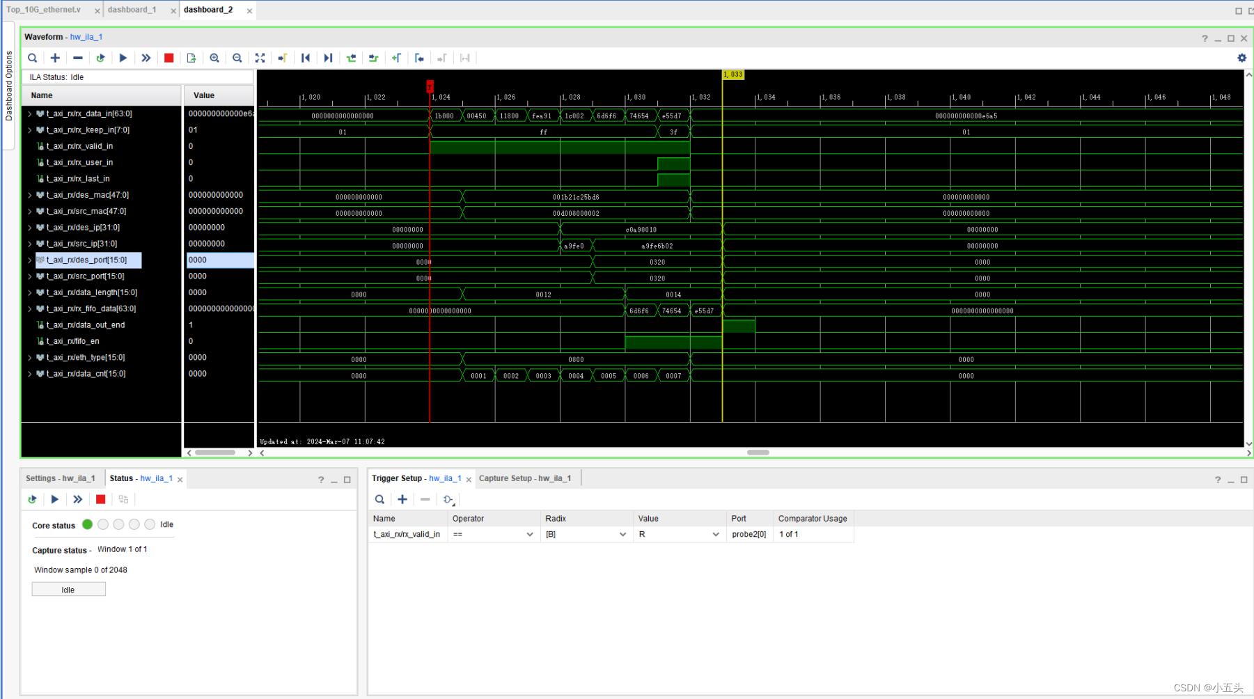 10G Ethernet Subsystem 基于K7芯片的UDP通讯