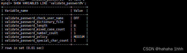 修改mysql<span style='color:red;'>密码</span>策略,<span style='color:red;'>可以</span>修改 成简单<span style='color:red;'>密码</span>