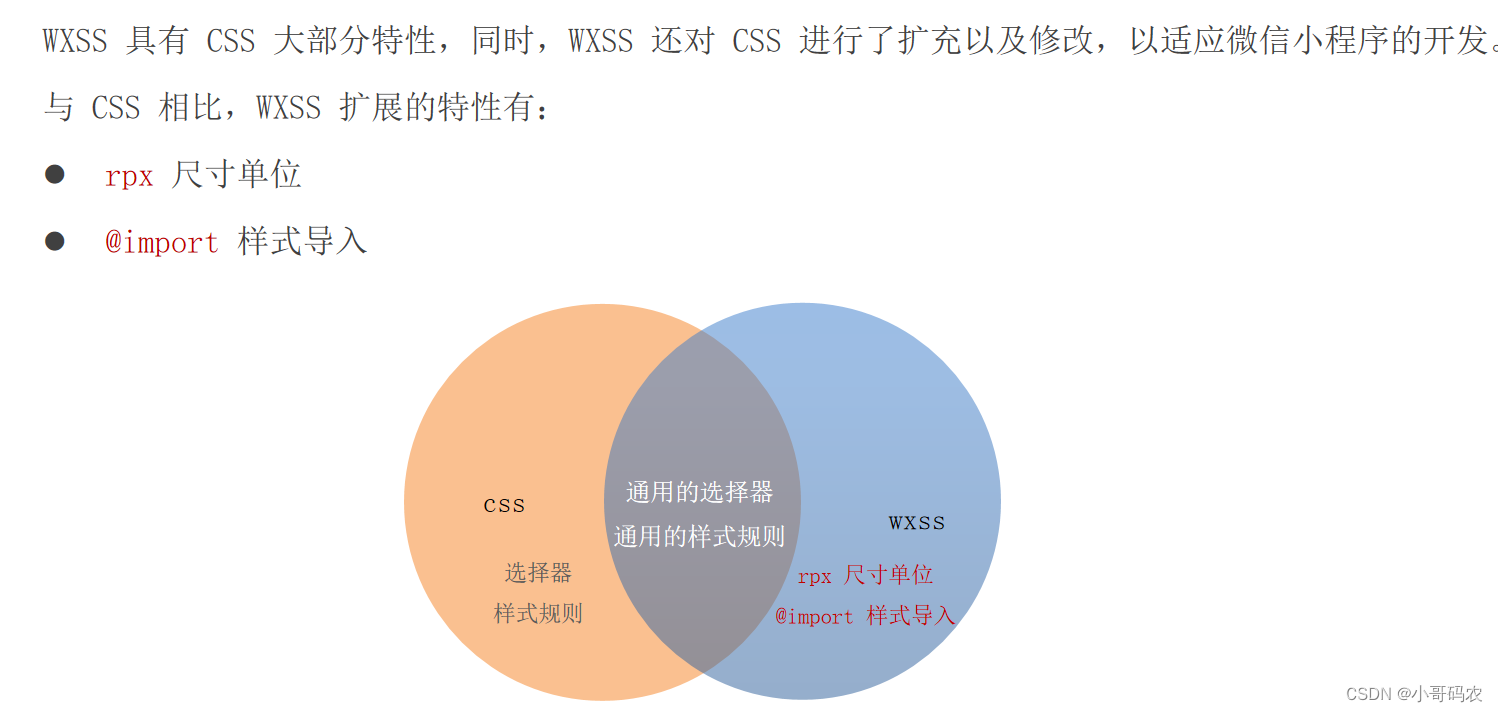 <span style='color:red;'>小</span><span style='color:red;'>程序</span>系列--6.WXSS 模板<span style='color:red;'>样式</span>