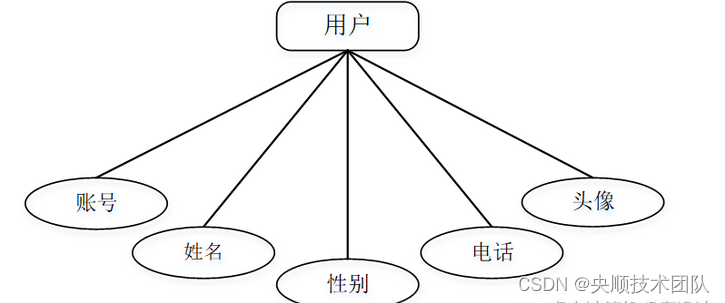 图4-5用户实体属性图