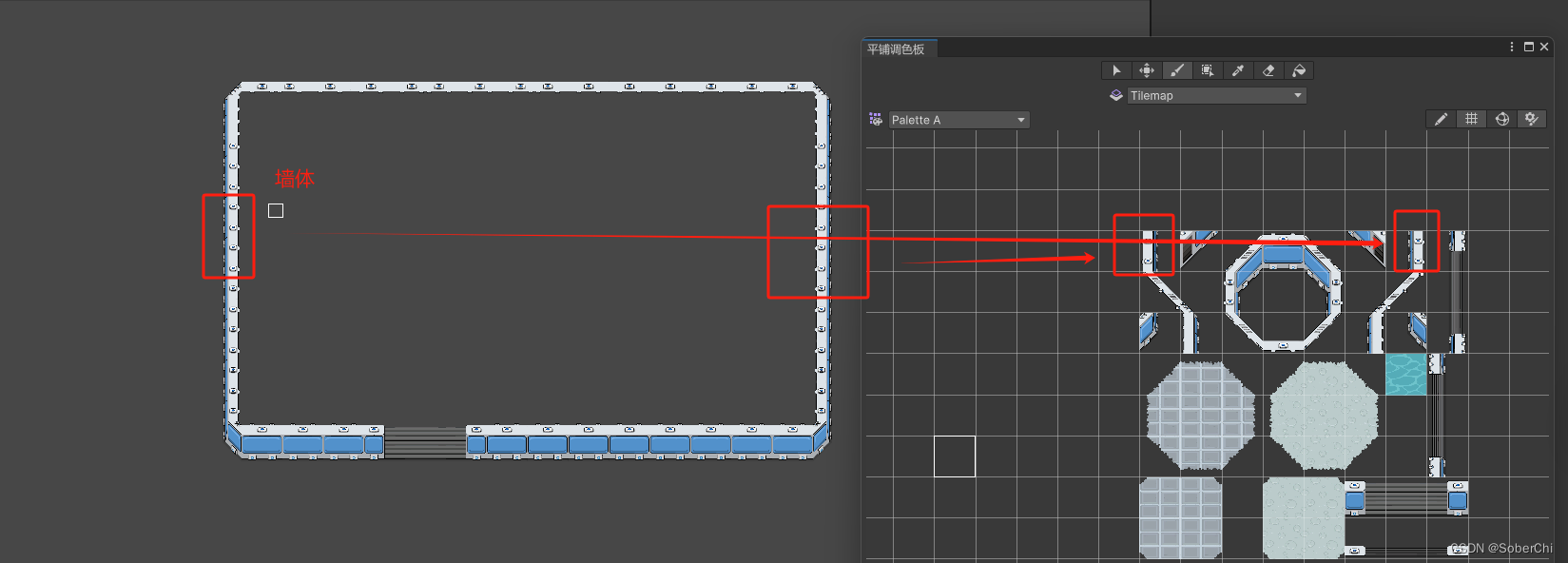 【unity2D游戏开发】第三章节：简单创建高地地形瓦片游戏地图——《AVG-太空之战》