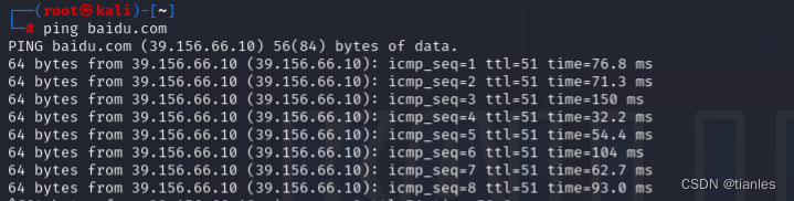 Kali在Vmware无法连接到网络，配置网络及解决办法