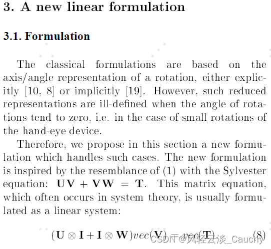 西尔维斯特方程（Sylvester equation）官方求解有问题