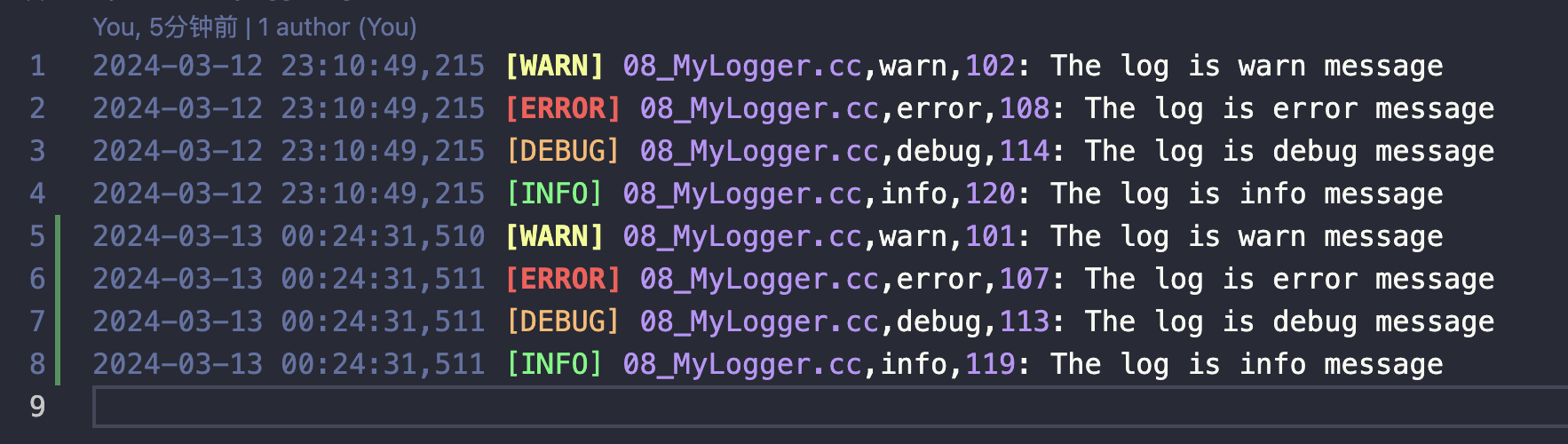 基于log4cpp封装日志类