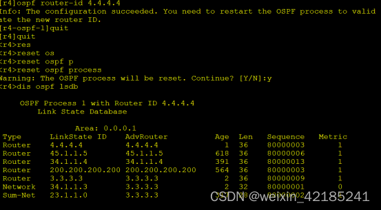 OSPF Router-ID 实验简述