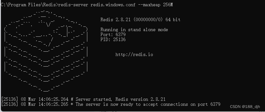 redis open successful 