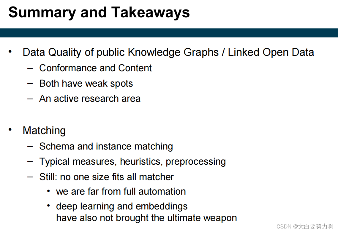 Summary and Takeaways