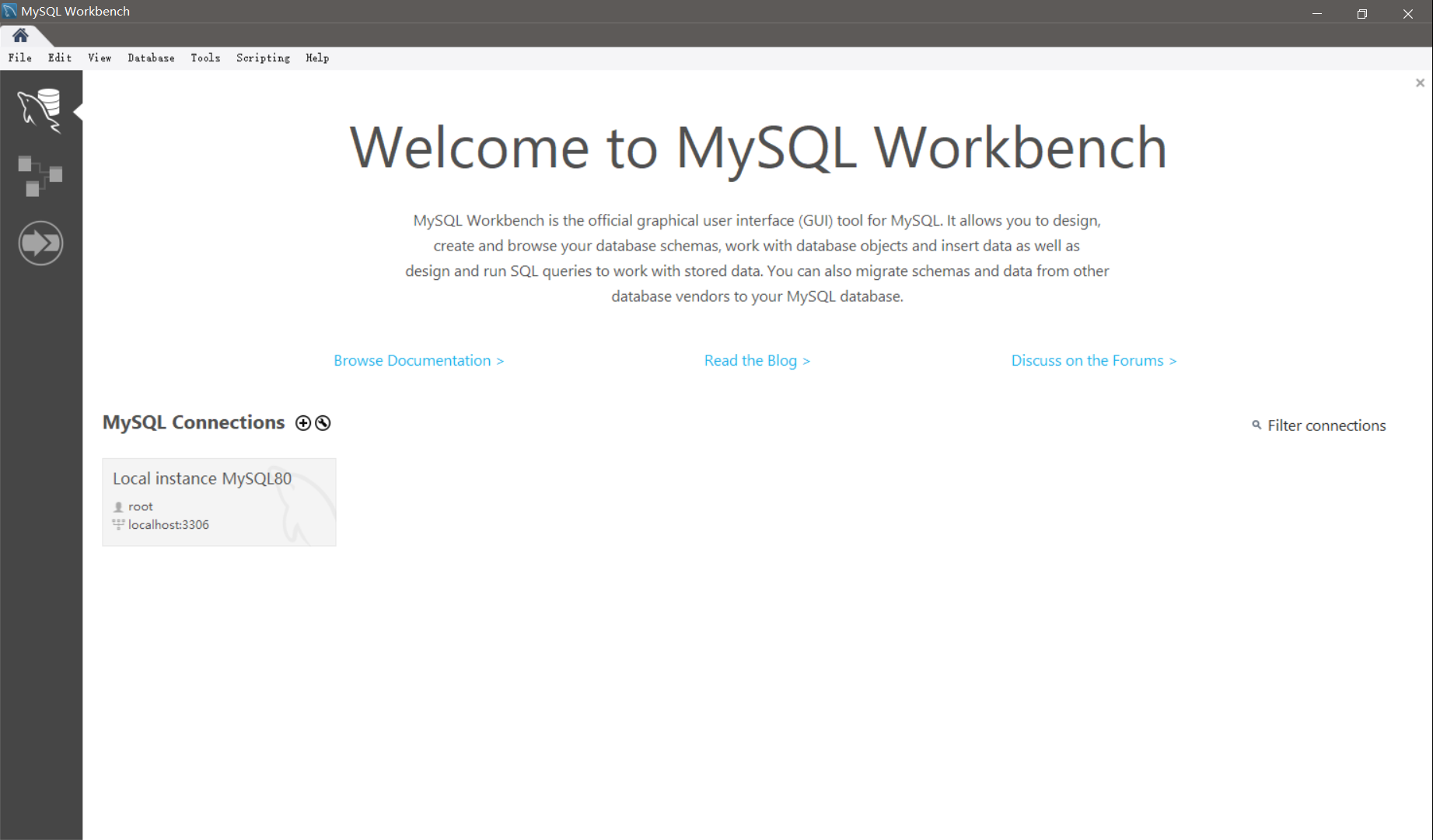 登录MySQL