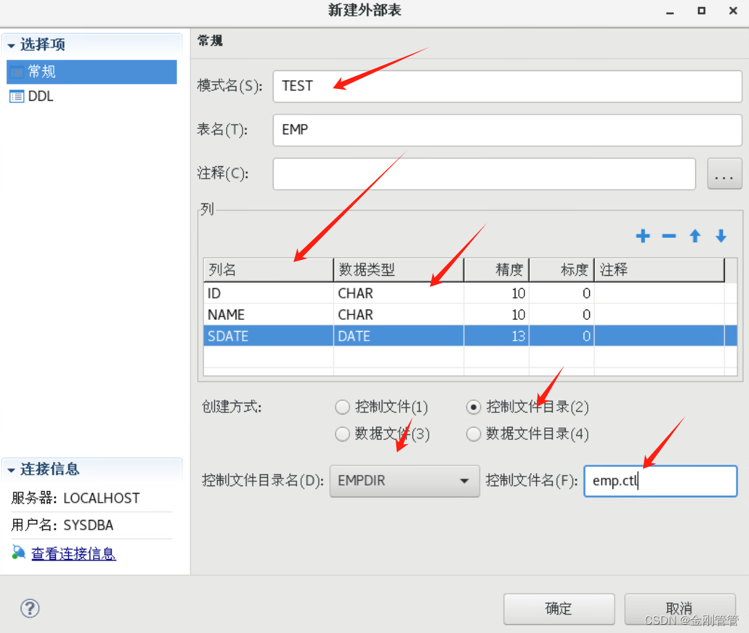 【DM8】外部表