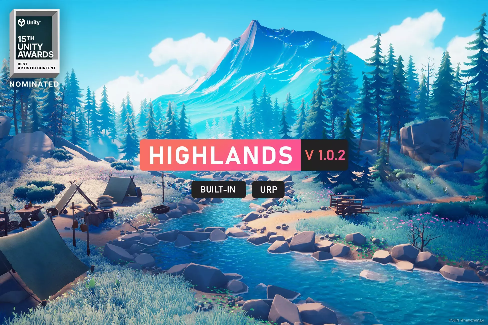 HIGHLANDS - Stylized Environment（山林场景系统）