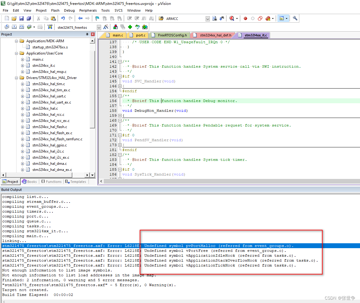 FreeRTOS移植：STM32L476 nucleo-L476RG 开发板《02》